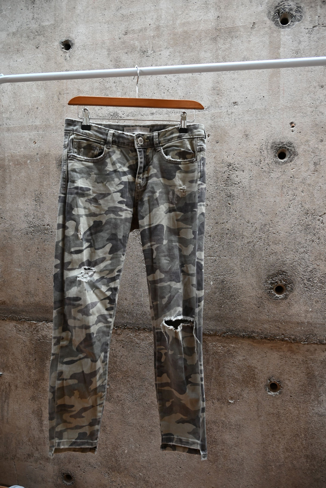 Pantalon militar zara sale