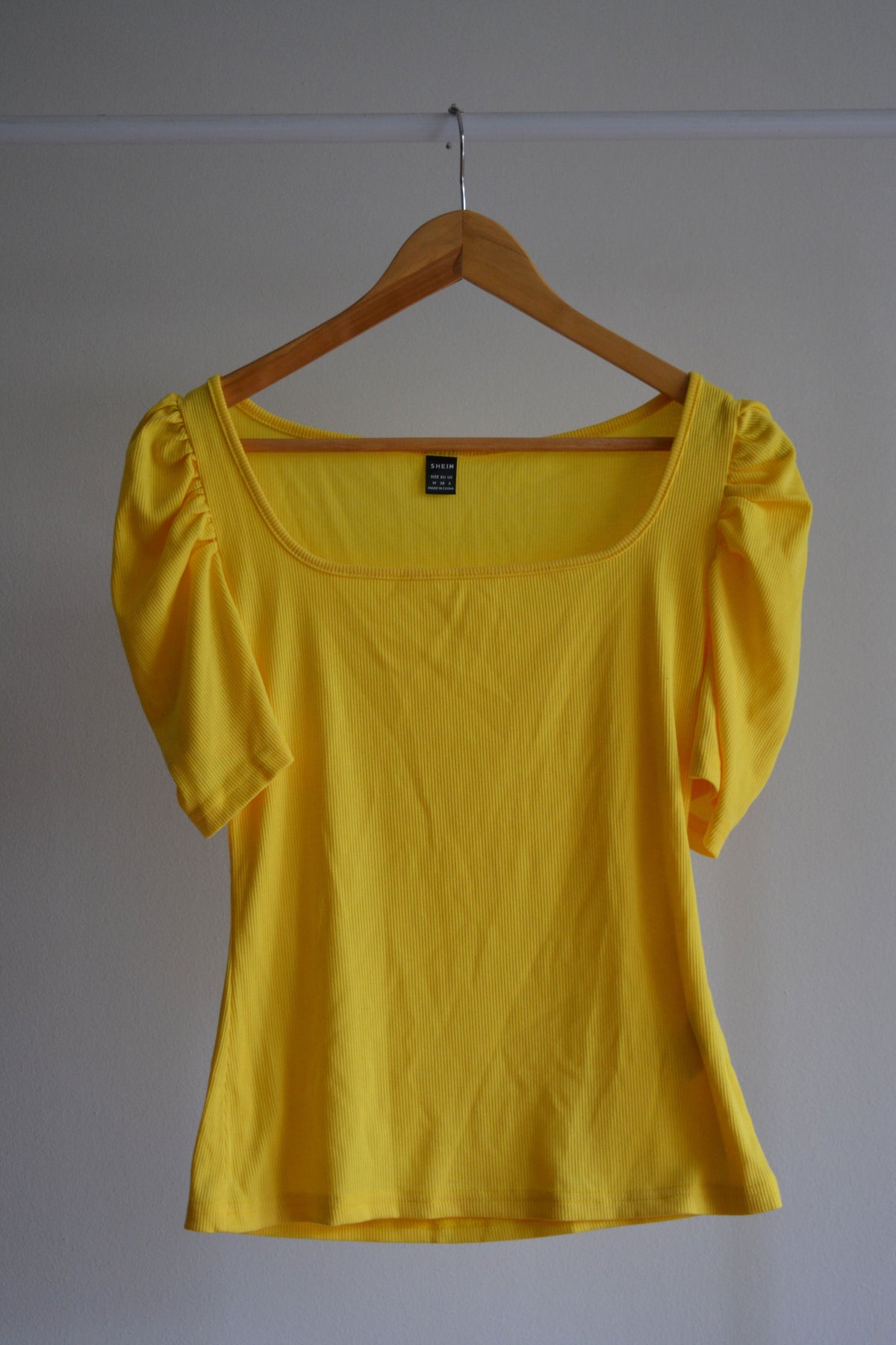 Polera Shein Amarillo M Rewind It