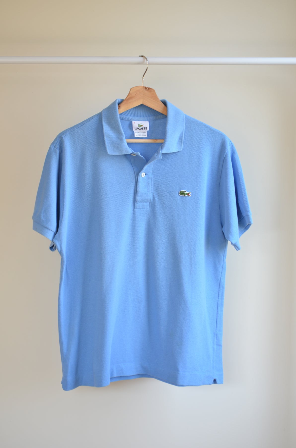 Polera Lacoste Azul 4 Rewind It