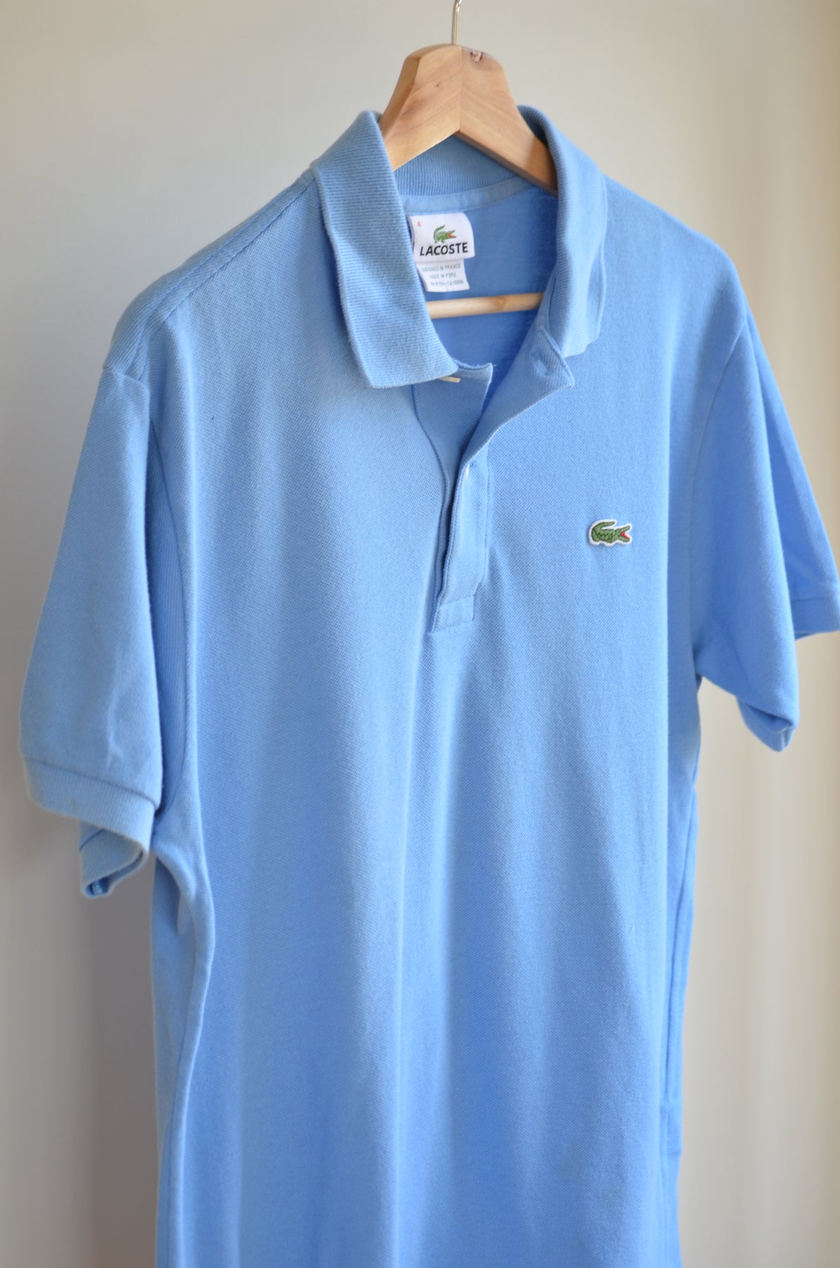 Polera Lacoste Azul 4 Rewind It